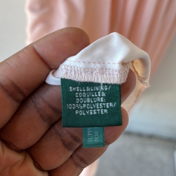 Lauren Ralph Lauren Evening Bridesmaids Maxi Gown Size 14 - Picture 12 of 16